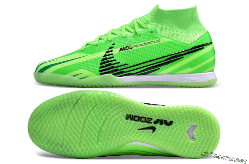 Men's Nike Air Zoom Mercurial Superfly 9 Elite Dream Speed 2024 IC Football Shoes - Yellow/Green/Black 1