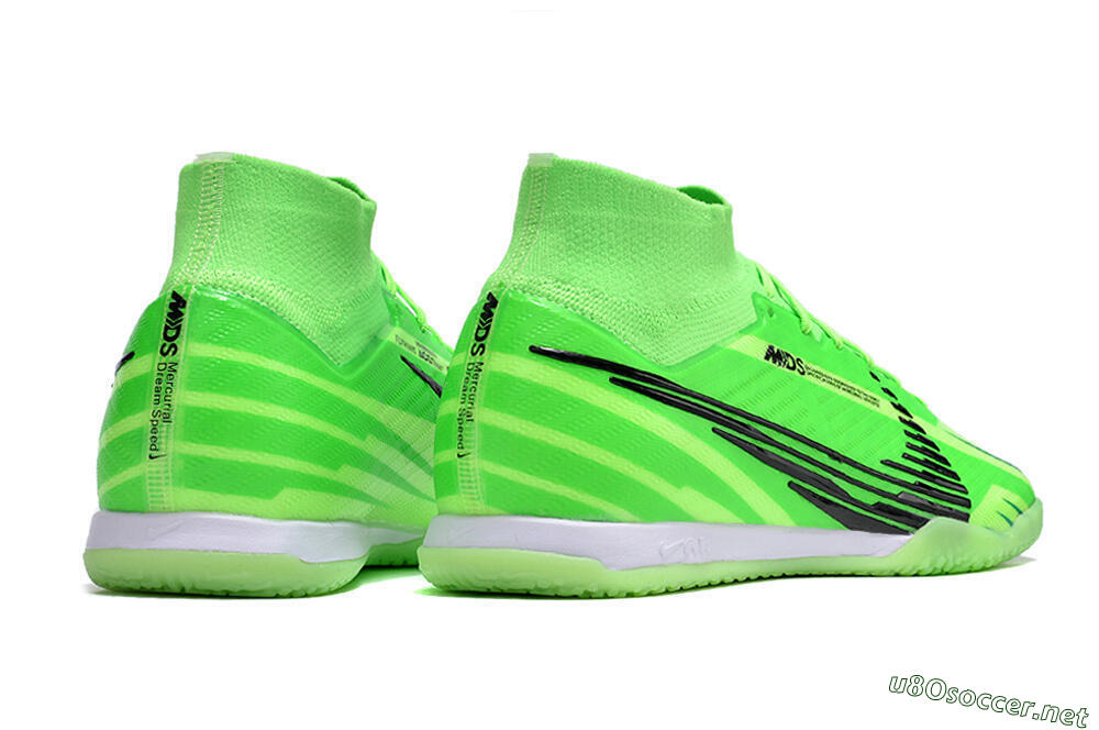 Men's Nike Air Zoom Mercurial Superfly 9 Elite Dream Speed 2024 IC Football Shoes - Yellow/Green/Black 6