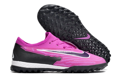 Men's Nike React Phantom GX Pro TF Football Shoes - Pink/Purple/Black
