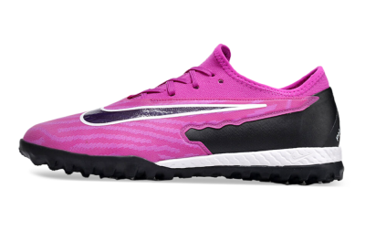 Men's Nike React Phantom GX Pro TF Football Shoes - Pink/Purple/Black