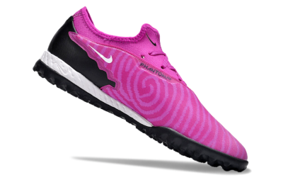 Men's Nike React Phantom GX Pro TF Football Shoes - Pink/Purple/Black