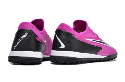 Men's Nike React Phantom GX Pro TF Football Shoes - Pink/Purple/Black