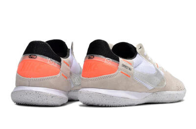 Men's Nike Street Gato IC Football Shoes - Brown/White/Orange