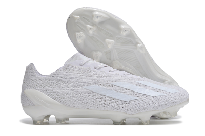 Men's Adidas X Crazyfast Strung+ FG Football Boots - White/Beige