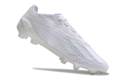 Men's Adidas X Crazyfast Strung+ FG Football Boots - White/Beige