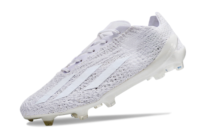 Men's Adidas X Crazyfast Strung+ FG Football Boots - White/Beige