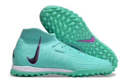 Unisex Nike Phantom Luna 2 Elite LV8 TF Football Shoes - Jade/Black/Purple