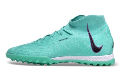 Unisex Nike Phantom Luna 2 Elite LV8 TF Football Shoes - Jade/Black/Purple