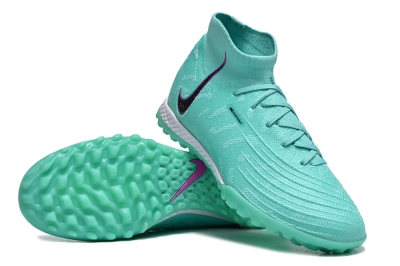 Unisex Nike Phantom Luna 2 Elite LV8 TF Football Shoes - Jade/Black/Purple