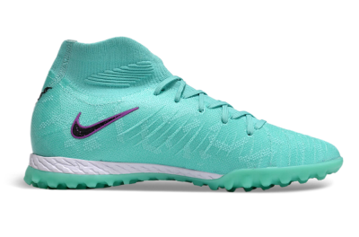 Unisex Nike Phantom Luna 2 Elite LV8 TF Football Shoes - Jade/Black/Purple