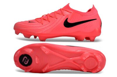 Unisex Nike Phantom Luna 2 Elite LV8 FG Football Boots - Red/Black/Pink