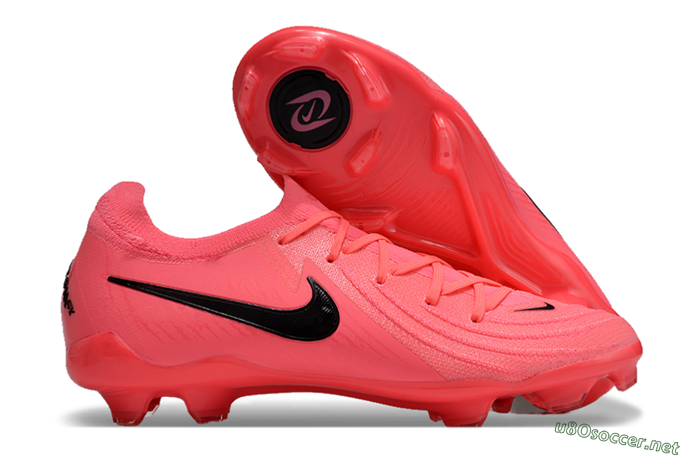 Unisex Nike Phantom Luna 2 Elite LV8 FG Football Boots - Red/Black/Pink 2