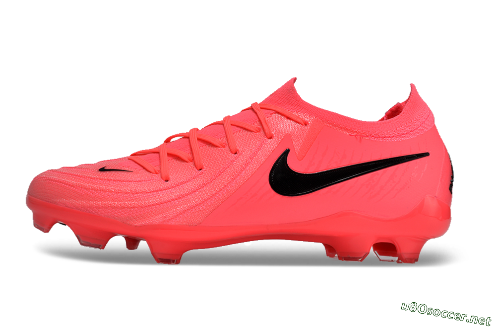Unisex Nike Phantom Luna 2 Elite LV8 FG Football Boots - Red/Black/Pink 0