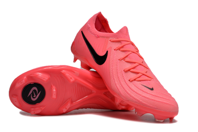 Unisex Nike Phantom Luna 2 Elite LV8 FG Football Boots - Red/Black/Pink