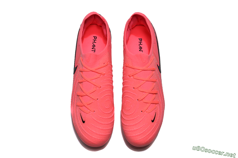 Unisex Nike Phantom Luna 2 Elite LV8 FG Football Boots - Red/Black/Pink 4