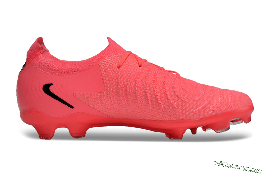 Unisex Nike Phantom Luna 2 Elite LV8 FG Football Boots - Red/Black/Pink 7