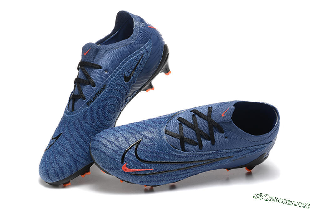 Men's Nike Phantom GX Elite FG Football Boots - Blue/Orange/Black 6