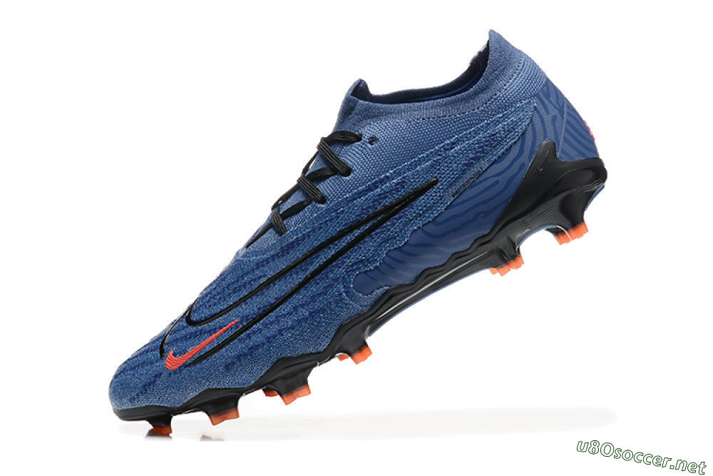 Men's Nike Phantom GX Elite FG Football Boots - Blue/Orange/Black 8