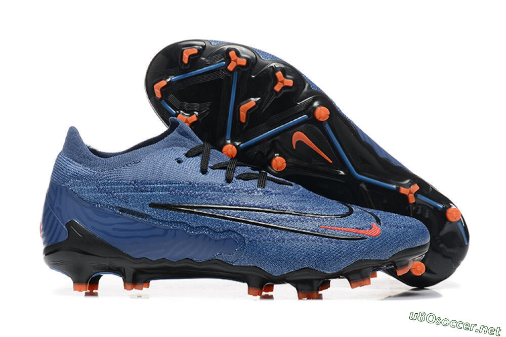 Men's Nike Phantom GX Elite FG Football Boots - Blue/Orange/Black 2