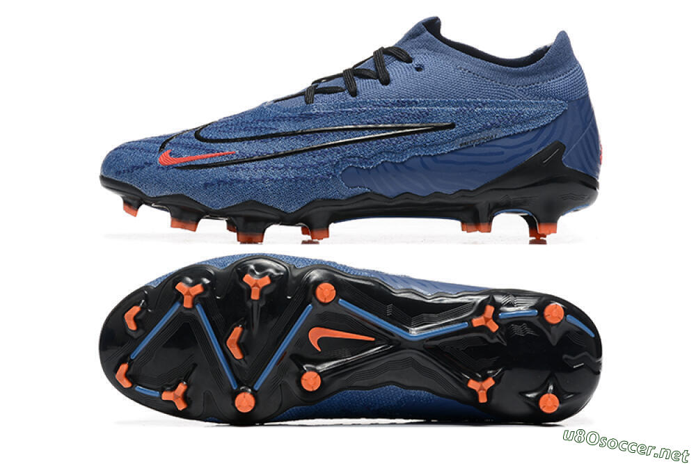 Men's Nike Phantom GX Elite FG Football Boots - Blue/Orange/Black 1