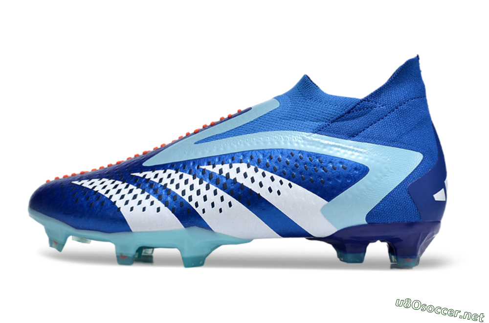 Men's Adidas Predator Accuracy+ FG Football Boots - Blue/White/Orange 0