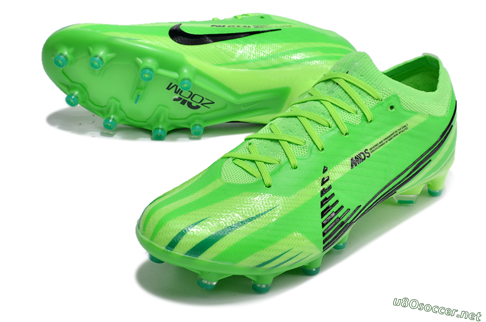 Men's Nike Air Zoom Mercurial Vapor 15 Elite AG Football Boots - Green/Black 3