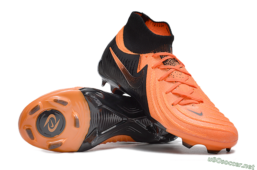 Unisex Nike Phantom Luna Elite NU FG Football Boots - Orange/Black 3