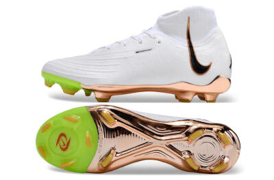 Unisex Nike Phantom Luna Elite NU FG Football Boots - White/Black/Gold