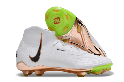 Unisex Nike Phantom Luna Elite NU FG Football Boots - White/Black/Gold