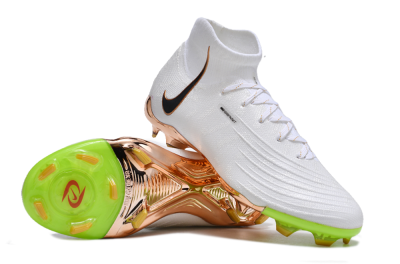 Unisex Nike Phantom Luna Elite NU FG Football Boots - White/Black/Gold