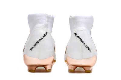 Unisex Nike Phantom Luna Elite NU FG Football Boots - White/Black/Gold