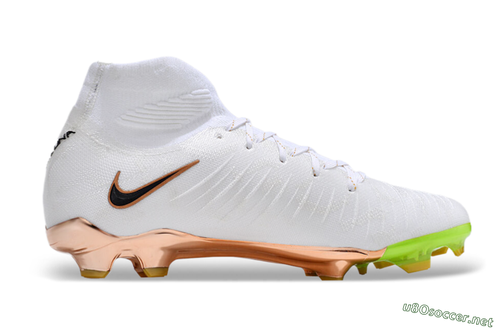 Unisex Nike Phantom Luna Elite NU FG Football Boots - White/Black/Gold 7