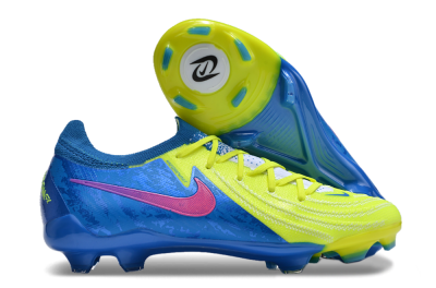 Unisex Nike Phantom Luna Elite FG Football Boots - Yellow/Blue/Pink