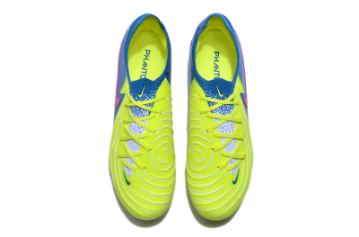 Unisex Nike Phantom Luna Elite FG Football Boots - Yellow/Blue/Pink