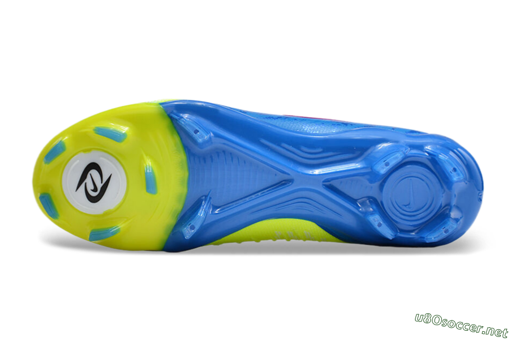 Unisex Nike Phantom Luna Elite FG Football Boots - Yellow/Blue/Pink 6