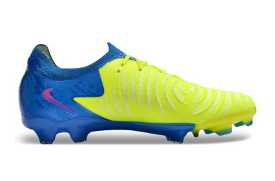 Unisex Nike Phantom Luna Elite FG Football Boots - Yellow/Blue/Pink