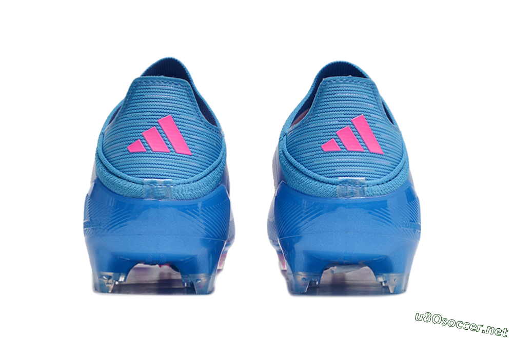 Unisex Adidas F50 Adizero FG Football Boots - Blue/Pink 5