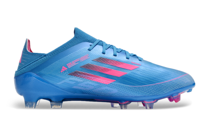 Unisex Adidas F50 Adizero FG Football Boots - Blue/Pink