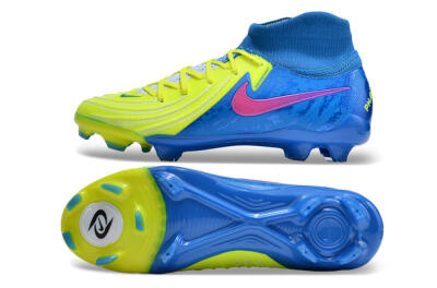 Unisex Nike Phantom Luna Elite NU FG Football Boots - Yellow/Blue/Pink