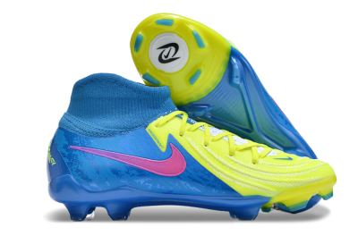 Unisex Nike Phantom Luna Elite NU FG Football Boots - Yellow/Blue/Pink