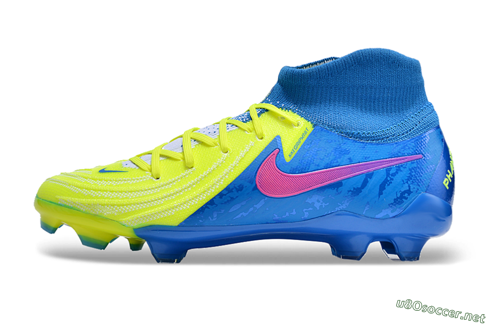 Unisex Nike Phantom Luna Elite NU FG Football Boots - Yellow/Blue/Pink 0