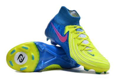 Unisex Nike Phantom Luna Elite NU FG Football Boots - Yellow/Blue/Pink