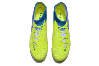 Unisex Nike Phantom Luna Elite NU FG Football Boots - Yellow/Blue/Pink