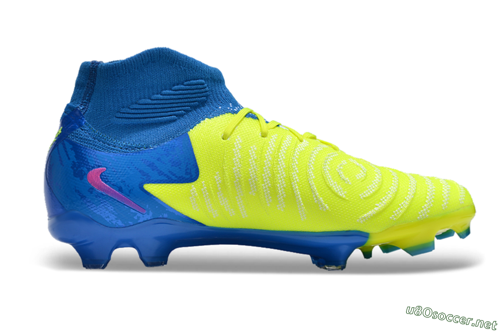 Unisex Nike Phantom Luna Elite NU FG Football Boots - Yellow/Blue/Pink 7