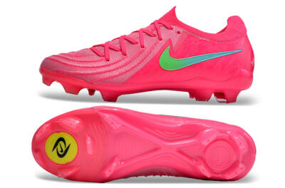 Unisex Nike Phantom Luna Elite FG Football Boots - Pink/Yellow/Jade