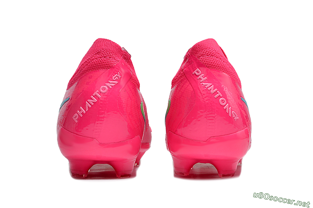 Unisex Nike Phantom Luna Elite FG Football Boots - Pink/Yellow/Jade 5