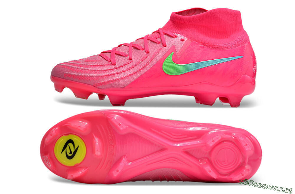 Unisex Nike Phantom Luna Elite NU FG Football Boots - Pink/Yellow/Jade 1