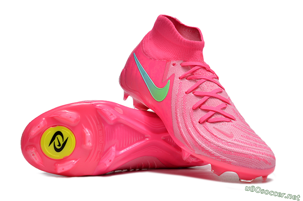 Unisex Nike Phantom Luna Elite NU FG Football Boots - Pink/Yellow/Jade 3