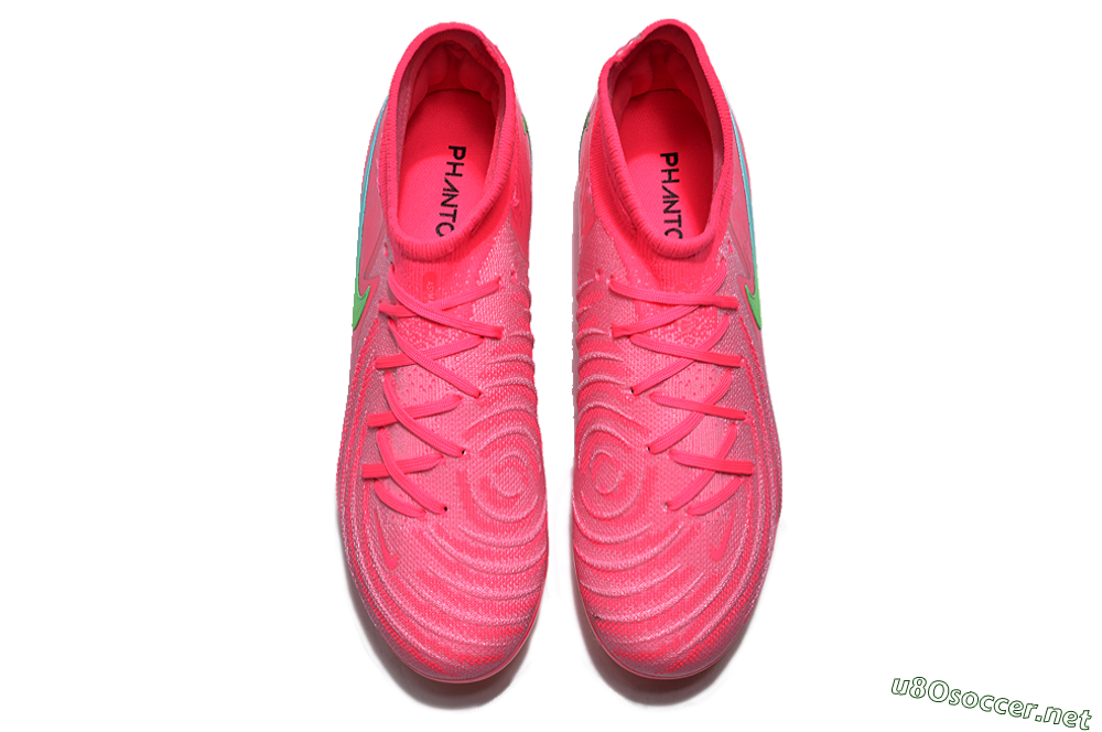 Unisex Nike Phantom Luna Elite NU FG Football Boots - Pink/Yellow/Jade 4