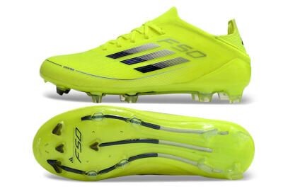 Men's Adidas F50 Adizero FG Football Boots - Yellow/Blue